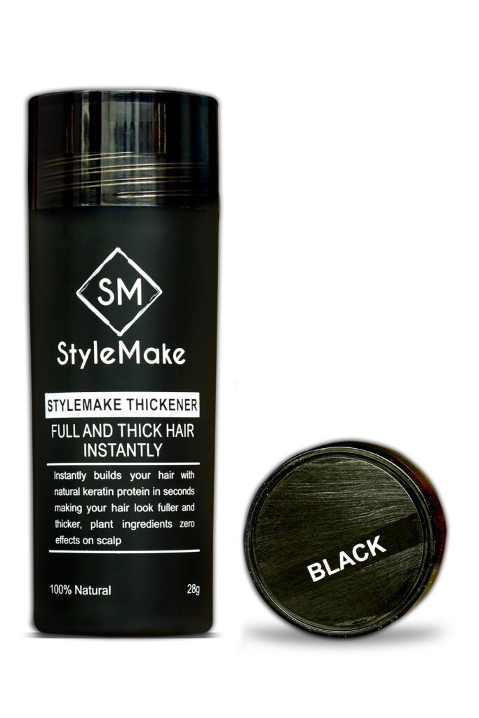 StyleMake Thickener Hair Building Fiber for Men and Women with Hair Loss and Hair Thinning